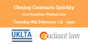 Closing Contracts Quickly - Radiant Law